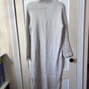 H&M Light Taupe Sweater Dress
